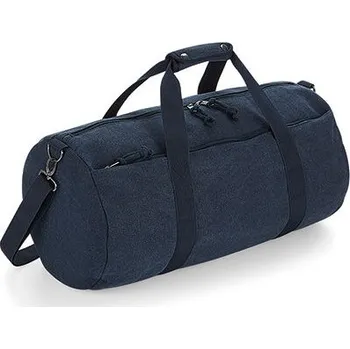 BagBase Vintage plátěná taška Barva: Modrá, Velikost: 49 x 28 x 28 cm G_BG655