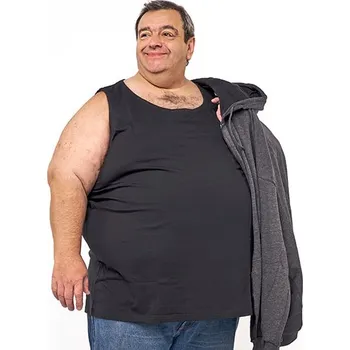 Pánské tričko Miners mate supersize Unisex tílko - oversize Barva: heather grey, Velikost: 6XL G_MYS310