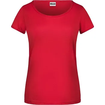 James&Nicholson Dámské- Tričko Barva: red, Velikost: XL G_JN8001