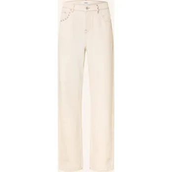 Dámské džíny Ba&Sh Dámské Rovné Džíny Stunner S Nýty, ecru off white, 40