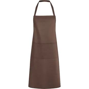 Gastro oděv Karlowsky Bib Zástěra Dánsko Barva: Light Brown (ca. Pantone 438C), Velikost: 75 x 95 cm G_KY026