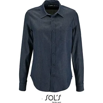 Dámská košile SOL´S Dámská džínová košile Barry Barva: Denim Brut, Velikost: S G_L02101