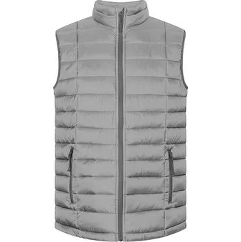 Pánská vesta Promodoro Pánská polstrovaná vesta a Barva: New Light Grey (Solid), Velikost: 4XL G_E7634