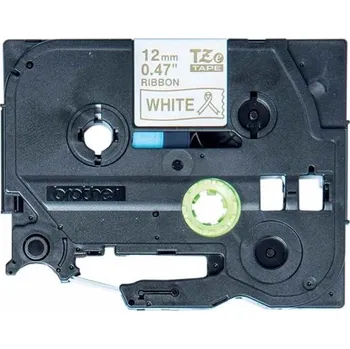 Pásek do tiskárny Brother - TZe-R234 bílá / zlatá (12mm, 4m, pruhovaná)