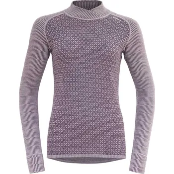 Dámské funkční triko Devold Kvitegga Merino 230 Cross Neck - orchid / S
