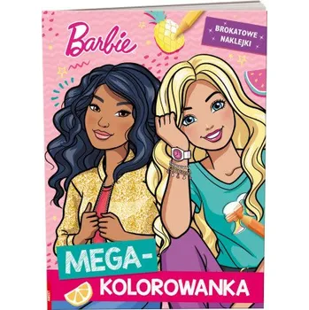 První čtění Barbie Mega kolorowanka brokatowe naklejki KOLB-1101 (Opracowanie zbiorowe)(Brožovaná)