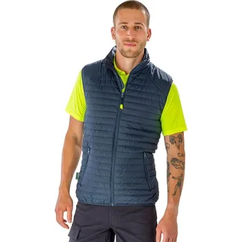 Pánská vesta Result Recyklovaná vesta a Thermoquilt Barva: Černá, Velikost: 3XL G_RT239