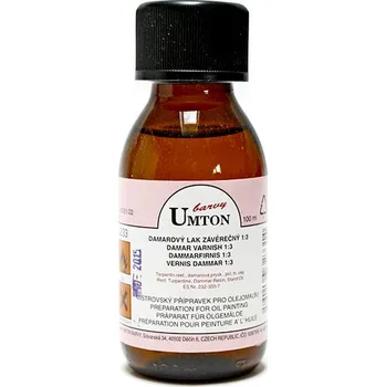 Olejová barva Damarový lak závěrečný UMTON 3233