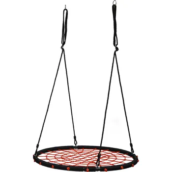 Dětská houpačka Houpací kruh 100 cm červený - II. jakost