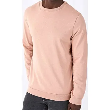 Pánská mikina B&C Mikina bez kapuce Barva: Khaki, Velikost: 3XL G_BCWU01W