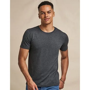 Pánské tričko Just Ts Tri-Blend T Barva: Vínová, Velikost: XXL G_JT001