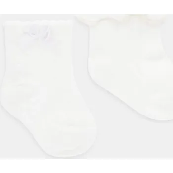 Dětská móda Dětské ponožky United Colors of Benetton 2-pack 6AO5A7004.W.seasonal béžová 01X, vel. 74