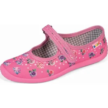 Dívčí bačkory Dívčí papuče s potiskem růžové Nazo, vel. 36