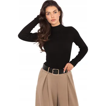 Dámský svetr Stitch & Soul dámský svetr černý, slim fit, délka do boků, velikost S