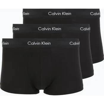 Pánská móda Boxerky Calvin Klein 0000U2664G Low Rise Trunk 3 páry black/black/white