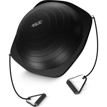 podložka na cvičení 4FIZJO Balanční podložka s expandéry Balance Ball 4FIZJO ČERNÁ