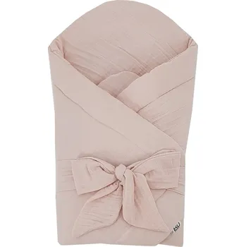 Zavinovačka EKO Zavinovačka mušelínová bez vyztužení Powder pink 75x75 cm