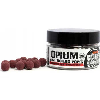 Boilies KULIČKY GENLOG OPIUM MINI POP UP - ČESNEK GLM