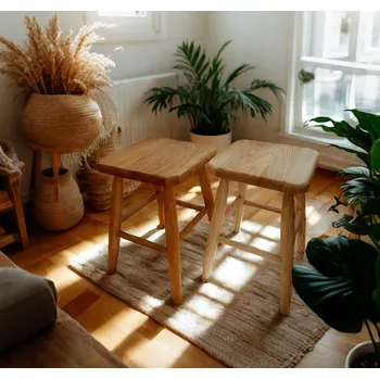 Taburet Taburet Bostol-Meble , olše, borovice 46 cm