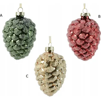 Vánoční dekorace Vánoční Baňky tvarované vánoční koule 10 cm 4 ks