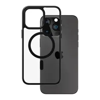 Pouzdro na mobilní telefon PanzerGlass CARE kryt Apple iPhone 15 Pro Max Urban Combat černý rámeček/černý MagSafe (1428)