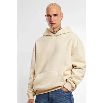 Pánská móda Build Your Brand Ultra těžká oversized mikina s kapucí Barva: Modrá, Velikost: XXL G_BY268