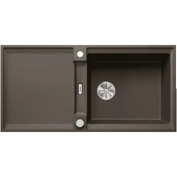 Granitový dřez Blanco ADIRA XL 6 S-F Silgranit káva oboustranné provedení s excentrem - 527632