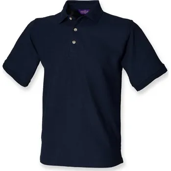 Pánské tričko Henbury Ultimátní piqué polokošile 65/35 Barva: navy, Velikost: XXL G_W410