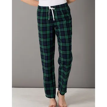 Dámské kalhoty SF Women Dámské kalhoty Tartan Lounge Barva: Modrá, Velikost: XS G_SF83