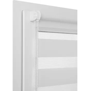 Roleta roleta den a&nbsp;noc CLICK BH-3401- bílá Délka: 160 cm, Šířka: 50 cm, Délka řetízku: 100 cm