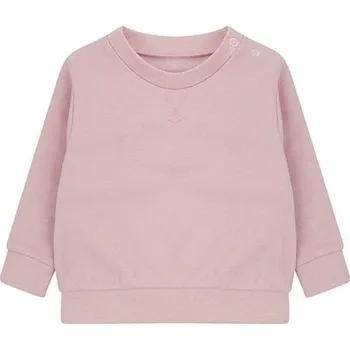 Dívčí mikina Larkwood Udržitelná dětská mikina Barva: Soft Pink, Velikost: 12/18 months G_LW800
