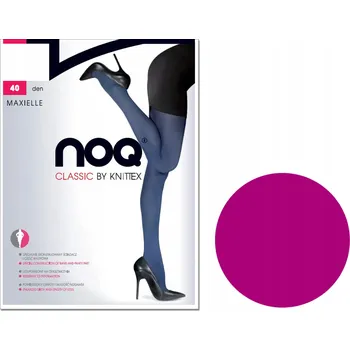 Dámské oblečení Hladké Punčocháče Knittex 40den, růžová fushia, velikost 6