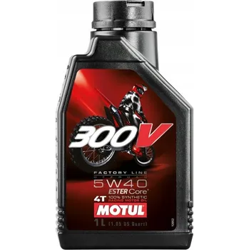 Motorový olej MOTUL OLEJ MOTUL 5W40 1L 300V FACTORY LINE OFF ROAD ESTER CORE MOTOCYKL