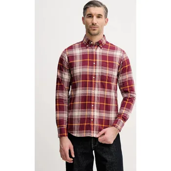 Pánská košile Bavlněná košile United Colors of Benetton pánská, modrá barva, regular, s límečkem button-down, 5TCRUQ04W 83X, vel. XL