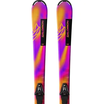 Zimní sport Lyže Salomon LUX Jr S + C5 GW J75 25/26 - 120 cm