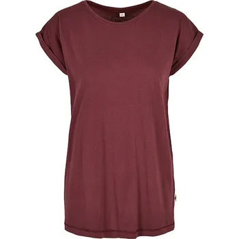Build Your Brand Dámské organické tričko s prodlouženým ramenem Barva: Cherry, Velikost: 4XL G_BY138