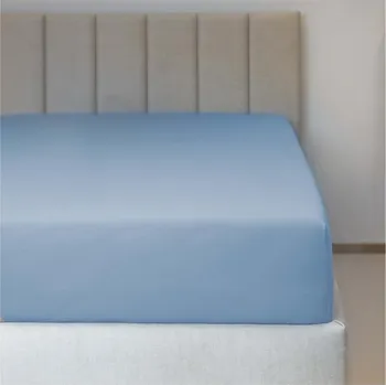 Prostěradlo Jiří Polášek Napínací jersey prostěradlo světle modré 21 Velikost: 140x200 na výšku 15-18 cm