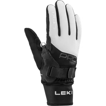 Rukavice Dámské rukavice Leki PRC ThermoPlus Shark Women 25/26 - Black/White / 6.0
