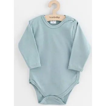 NEW BABY Kojenecké celorozepínací body New Baby Classic II tmavě mátové Vel. 68