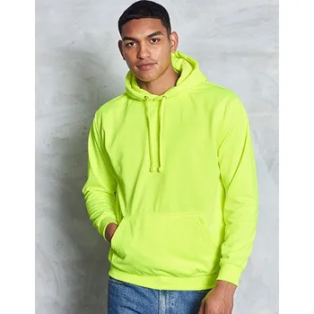 Pánská mikina Just Hoods Elektrická mikina s kapucí Barva: Růžová, Velikost: XL G_JH004