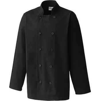 Gastro oděv Premier Workwear Kuchařská bunda s dlouhým rukávem Barva: Black (ca. Pantone Black C), Velikost: L G_PW657