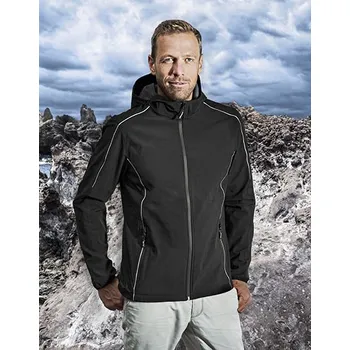 Pánská softshellová bunda Promodoro Pánská lehká softshellová bunda Barva: Černá, Velikost: 5XL G_E7830