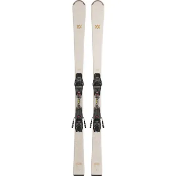 Sjezdové lyžování Lyže Völkl FLAIR 7.2 WHITE + FDT TP 10 80MM 24/25 - 151 cm