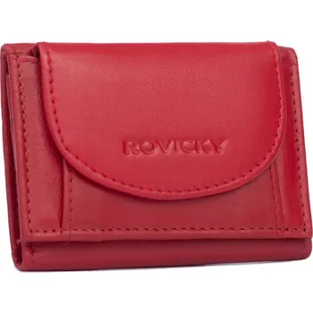 Peněženka Rovicky dámská peněženka z pravé kůže červená
