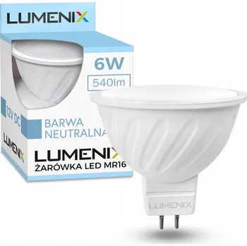 Žárovka LED žárovka Lumenix MR16 12V 6W neutrální bílá 540 lm