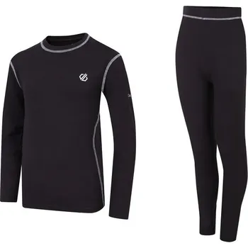 Set dětského termoprádla Dětské termoprádlo Dare 2B Pow II Baselayer Set DKU327 25/26 - Black / 11-12