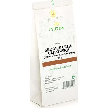 Koření inutea Skořice cejlonská celá – 30 g v pytlíku - papírový pytlík