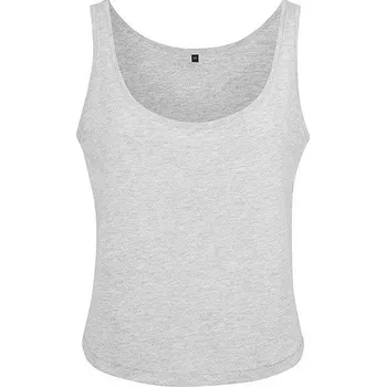 Build Your Brand Dámské tílko oversized Barva: heather grey, Velikost: XXL G_BY051
