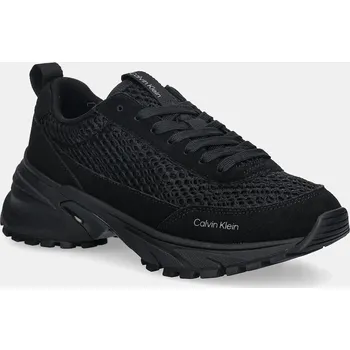 Dámské tenisky Tenisky Calvin Klein HIKE RUNNER LACE UP TECHMIX YW0YW02030 černá 99X, EUR 40