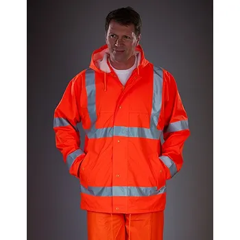 YOKO Hi-Vis Soft Flex prodyšná bunda do deště Barva: Hi-Vis Yellow, Velikost: S G_YK450